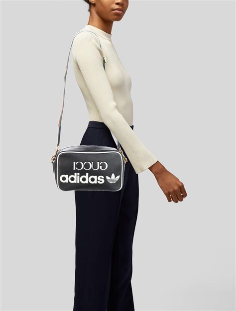 Gucci x adidas Small Shoulder Bag Black 